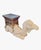 Bring a dash of global glamour and playful sophistication to your space with this captivating vintage plaster camel stool....