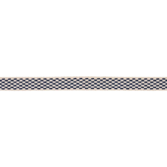 Inspired by an 18th-century fabric that was used for curtains and valances, this wonderfully simple checkered trim is 1.25...