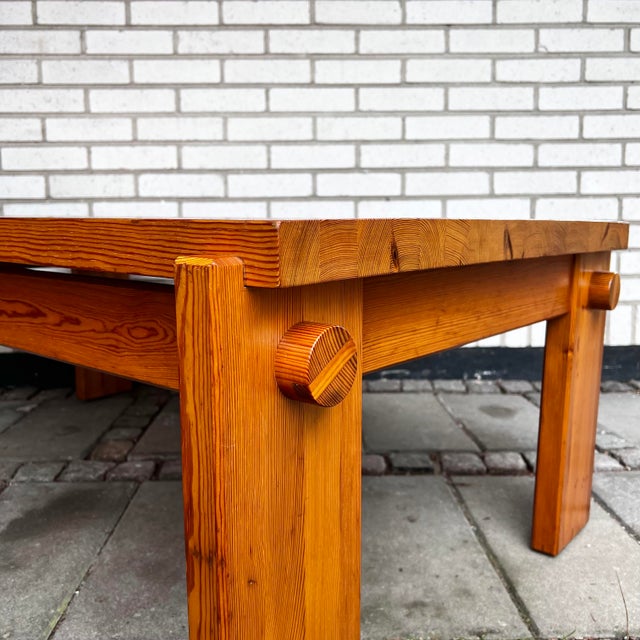 Scandinavian Modern Coffee Table in Pine by Yngve Ekström for Swedese, 1970s For Sale - Image 9 of 9