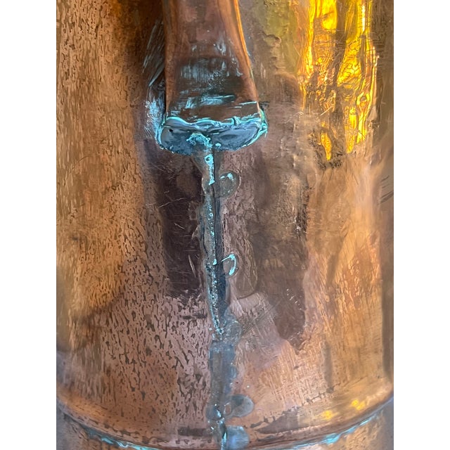 Extra Large French Copper Pitcher, C. 1930's For Sale In San Francisco - Image 6 of 9
