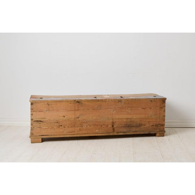 Antique Swedish Folk Art Bench For Sale - Image 5 of 11