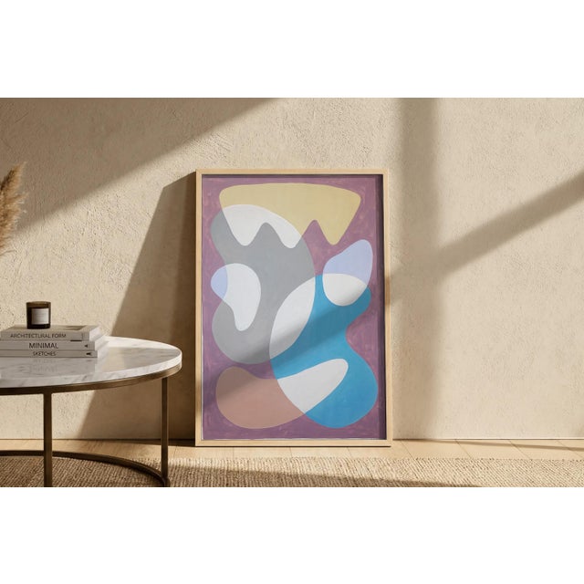 "Modernist Shapes on Mauve" is a beautiful painting by artist Ryan Rivadeneyra. This painting, influenced by modernist...