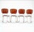Mid-Century Modern Mid-Century Modern Minimalist First Edition Aluflex Stackable Folding Chairs from Armin Wirth, Switzerland, 1950s, Set of 4 For Sale - Image 3 of 18