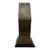 Gemstone Antique Art Deco Bronze Boudoir Diamond Form Dresser Clock C1930 For Sale - Image 7 of 7