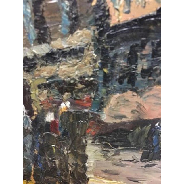 Modern St. Corentin Cathedral in Quimper, Brittany, France, Oil Painting on Plywood For Sale - Image 3 of 13