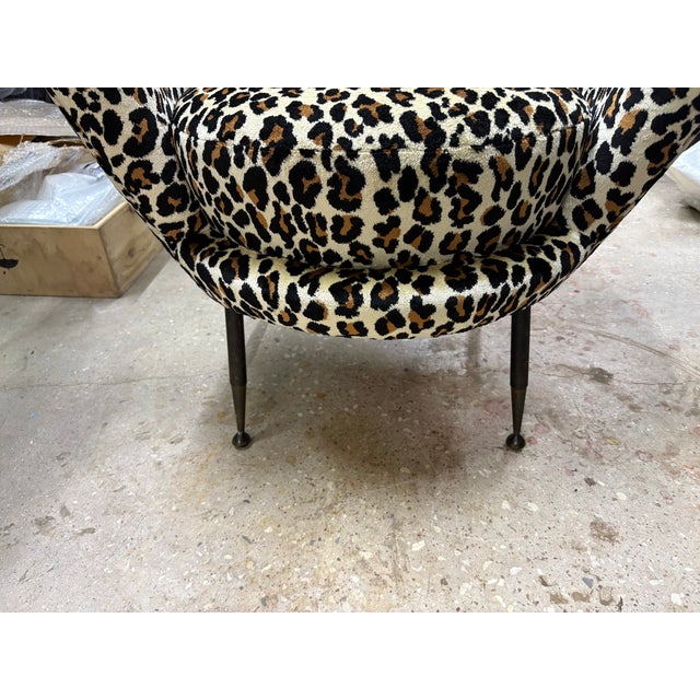 1950s Pair of Italian Modern Lounge Chairs For Sale In Houston - Image 6 of 14