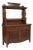 Antique Oak Sideboard with Mirror Back (Buffet Cabinet) For Sale