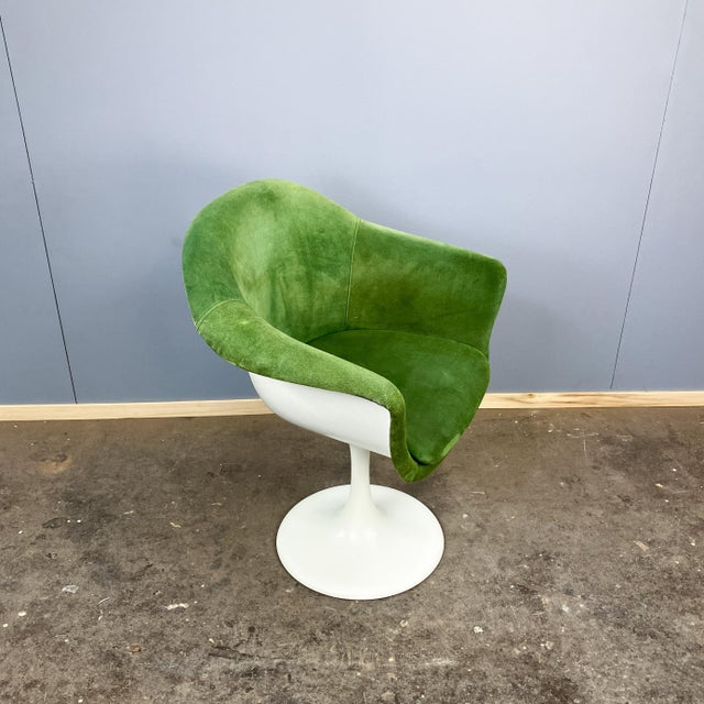 Space Age Swivel Chairs and Extendable Table by K. Schäfer for Lübke, 1960s, Set of 7 For Sale - Image 17 of 18