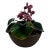 Petite Bovano of Cheshire Enamel Floral Decorative Planter Cyclamen Persicum For Sale