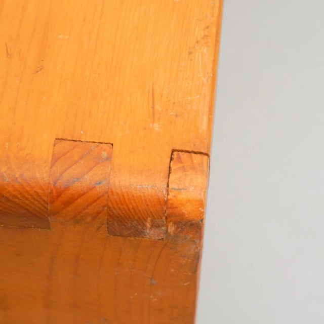 Large Wood Bench by Charlotte Perriand for Les Arcs, 1960s For Sale - Image 10 of 14