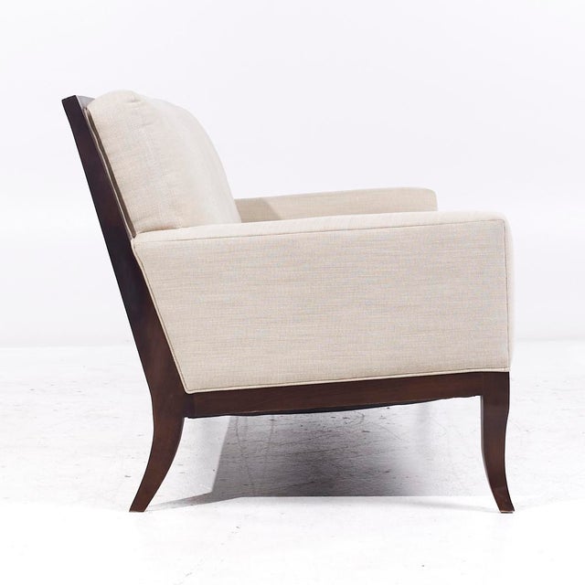 Hickory Chair Furniture Company Hickory Chair Curtis Sofa in J. Robert Scott Ivory Fabric - Pair For Sale - Image 4 of 12