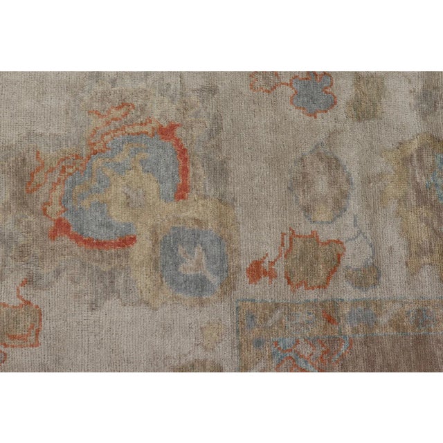 Large Turkish Oushak Rug in Neutral Colors All-Over Design 16'2" X21' For Sale - Image 13 of 17