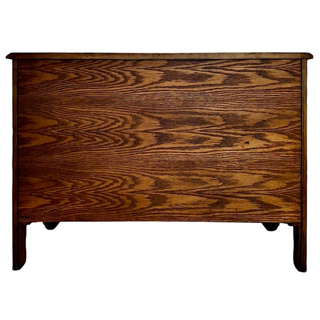 Late 20th Century Baker Furniture “French Collection” Oak Dresser For Sale - Image 5 of 9