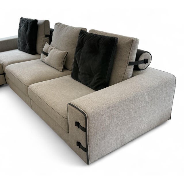 Italian Modern Gamma Gregory Modular Sectional For Sale In Miami - Image 6 of 14