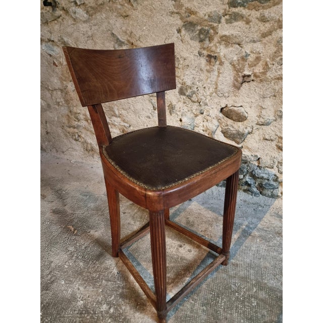 Antique French Beechwood Chair, Early 1900s For Sale - Image 17 of 17