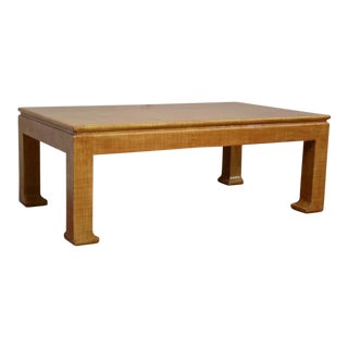 Karl Springer Style Coffee Table For Sale