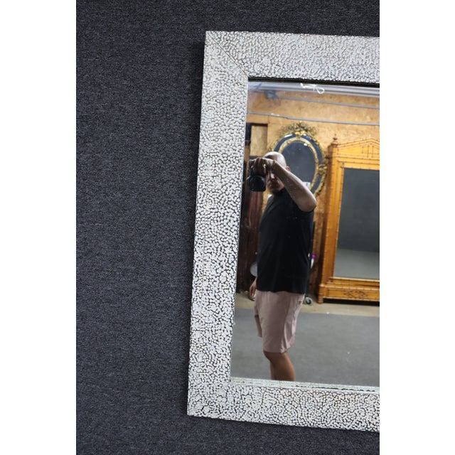 Olde Good Things "Pebbles" Reclaimed Zinc Framed Wall Mirror For Sale In Philadelphia - Image 6 of 13