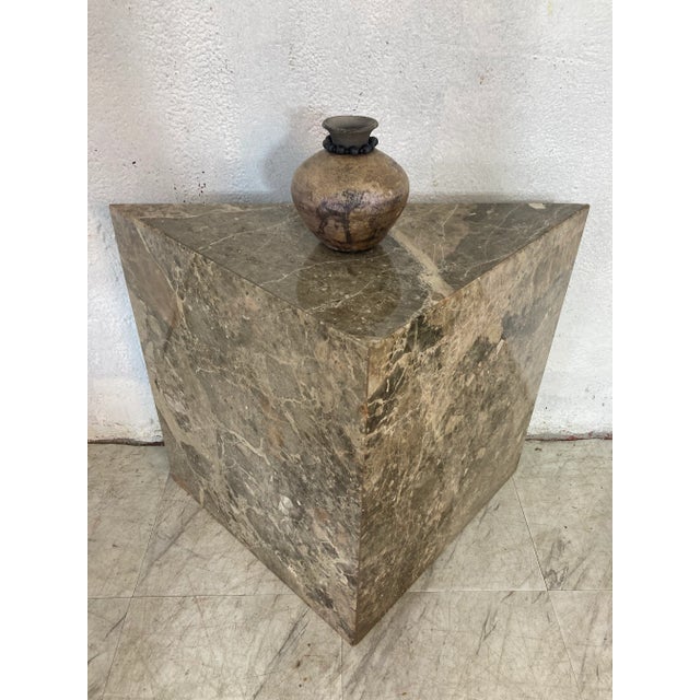 1980s Vintage Boho Studio Pottery Vase For Sale - Image 5 of 9