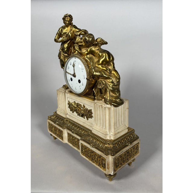 Beautiful Louis XVI period clock "Altar of Venus" 18th century For Sale - Image 4 of 12