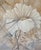 A large acrylic on canvas of a flower. The white Peony rendered in close up is reminiscent of Georgia O’Keeffe. Signed...