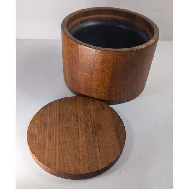 Mid-Century Danish Modern Teak Ice Bucket by Dansk For Sale - Image 11 of 13