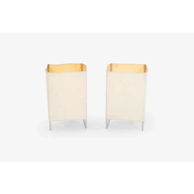 Mid-Century Modern 1950s Gregory Van Pelt for Wireworks Box Kite Lamps - A Pair For Sale - Image 3 of 9