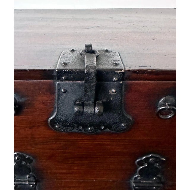 An antique Korean wood Bandaji cabinet from Yecheon area in Gyeongsang Do (southern part of Korean Peninsular) circa late...