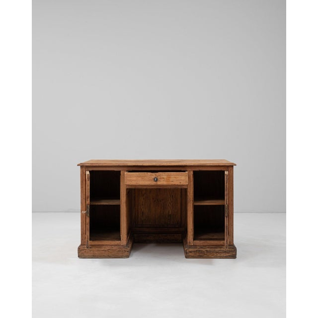 19th Century 19th Century France Red Wood Writing Desk For Sale - Image 5 of 11