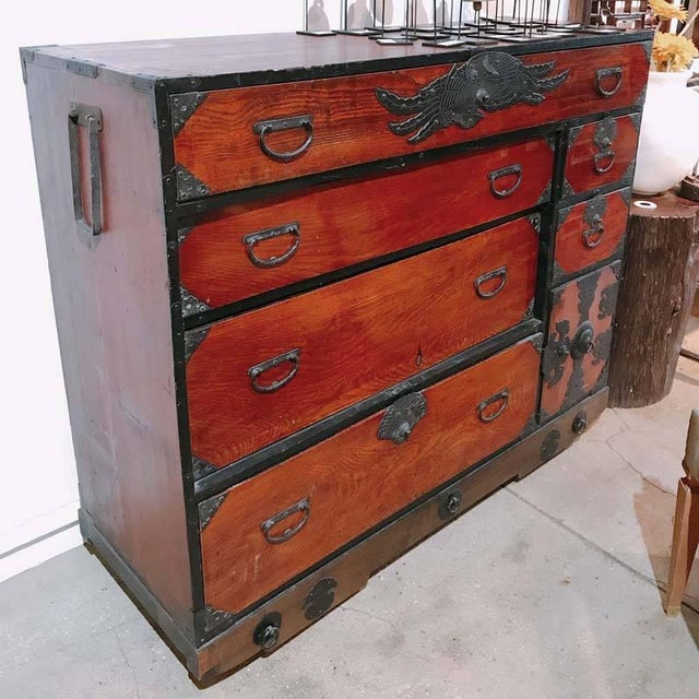 Japanese Cedar / Elm Tansu, Edo Period, Mid18th Century Chairish