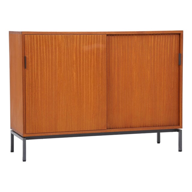 Mid-Century Chest of Drawers with Sliding Doors, 1960s For Sale