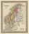 Mid 19th Century Map of Sweden and Norway, 1846 For Sale - Image 5 of 5