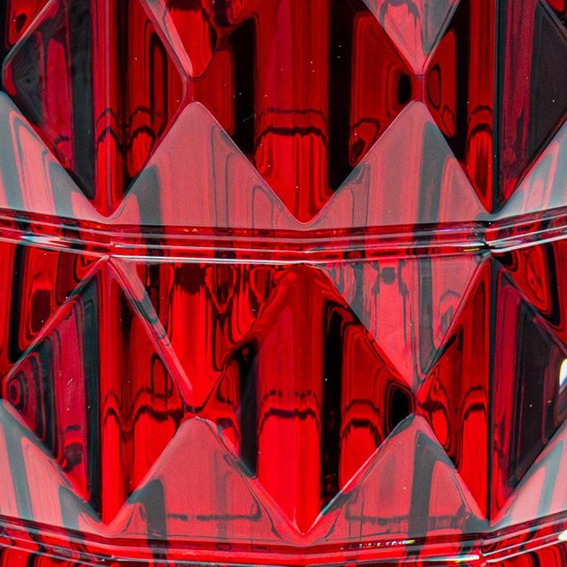 French Baccarat and Sèvres Glass Vases in Crystal, 1990, Set of 3 For Sale - Image 6 of 18