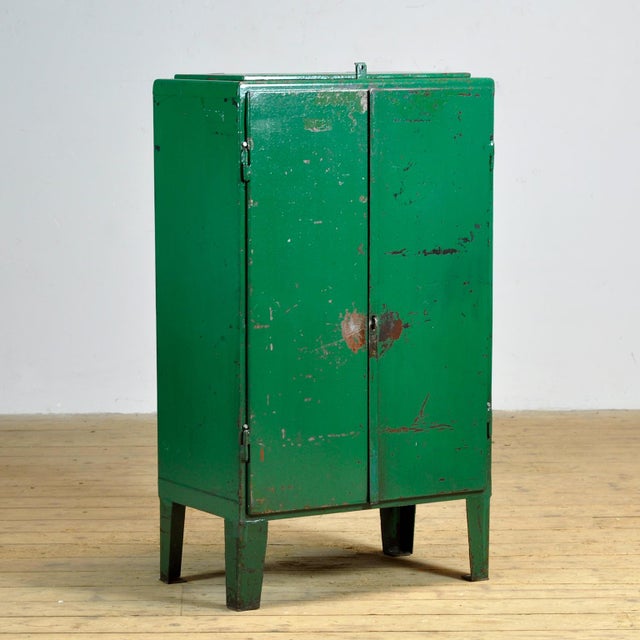 Industrial Industrial Iron Cabinet, 1970s For Sale - Image 3 of 16