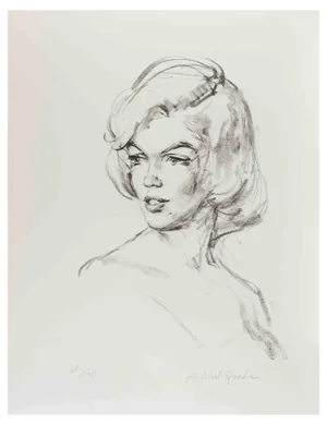 Alejo Vidal-Quadras, Just Marilyn, Lithograph, Mid-20th Century