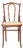 Antique Austrian Bentwood Rattan Bistro Chair in the Style of Thonet No. 56, 1930s For Sale