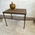 Vintage Industrial Metal Accent Table With Slatted Wooden Top For Sale - Image 12 of 14