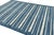 Rug & Kilim Rug & Kilim's Contemporary Dhurrie Rug in Blue with White Stripes - 10x14 For Sale - Image 4 of 8