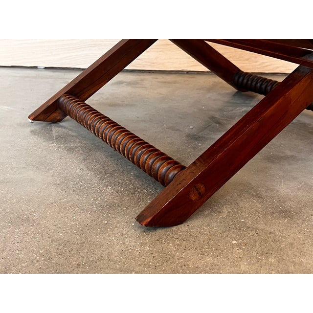 Pair of Old Hickory Style Wooden Low Armchairs For Sale - Image 12 of 12