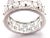 2010s Tiffany & Co. Victoria Platinum Diamond Wide Band Ring, Size 7.25 For Sale - Image 5 of 8