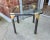 Post Modern Gun Metal, Brass & Glass Side Table For Sale - Image 12 of 12