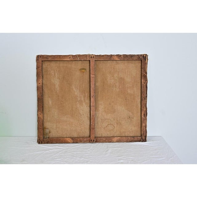 Early 20th Century French Vintage Landscape Painting with Cathedral For Sale - Image 5 of 9