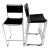1990s Italian Style Stacking Counter Chairs Set of Four For Sale