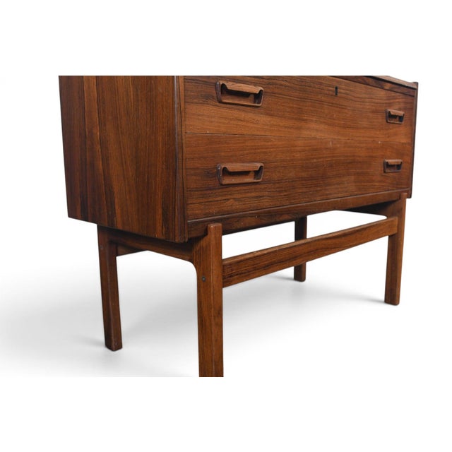 Mid 20th Century Arne Wahl Iversen Model 70 Secretary Desk in Rosewood For Sale - Image 9 of 10