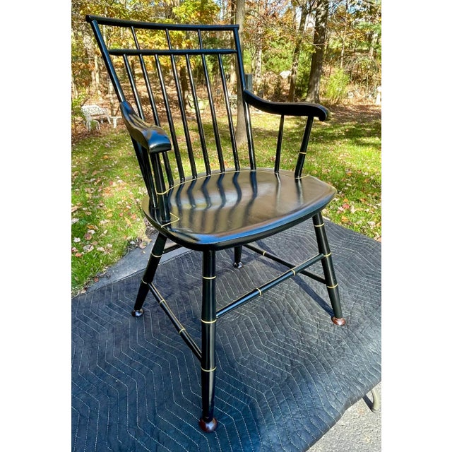 Mid 20th Century Mid 20th Century Cohasset Colonials Birdcage Windsor Chair For Sale - Image 5 of 12