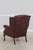 Pennsylvania House Burgundy Leather Wing Chair For Sale In Philadelphia - Image 6 of 16
