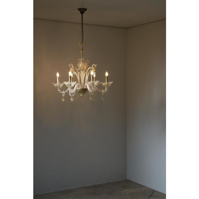 Murano Glass Sea Horse Chandelier by Barovier & Toso, 1900s For Sale - Image 12 of 16