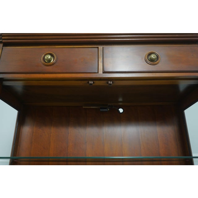 Lexington Nautica Collection Cherry Display Cabinet For Sale In Philadelphia - Image 6 of 18