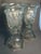 19th Century Sandwich Glass Vases with Star & Punty Decoration - EAPG - a Pair For Sale - Image 4 of 7