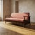 Mid-Century Modern Mid-Century Modern Burgundy Folding Sofa Bed from Edmund Homa, Czechoslovakia, 1960s For Sale - Image 3 of 15