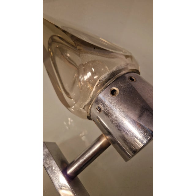 Flame Glass Wall Lamps from Seguso, 1960s, Set of 2, in Very Good conditions. Designed 1960 to 1969 I have official proof...